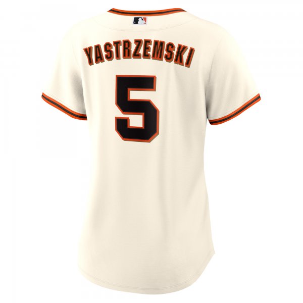 Women's San Francisco Giants Mike Yastrzemski Nike Cream Home Replica Player Jersey