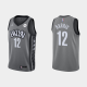 Men's Brooklyn Nets #12 Joe Harris Gray NBA 2020/21 Swingman Statement Edition Jersey