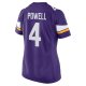 Women's Minnesota Vikings Brandon Powell Nike  Purple  Game Jersey