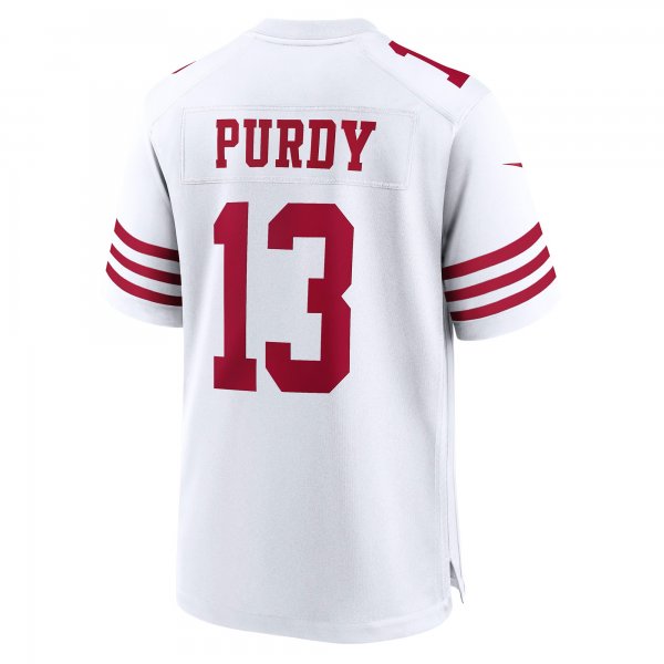 Men's San Francisco 49ers Brock Purdy Nike White Game Player Jersey