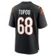 Men's Cincinnati Bengals Josh Tupou Nike Black Game Player Jersey