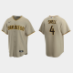 Men's San Diego Padres #4 Blake Snell Alternate Sand Brown MLB Jersey