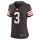 Women's Cleveland Browns Marquise Goodwin Nike Brown Game Jersey