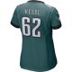 Women's Philadelphia Eagles Jason Kelce Nike Green Game Jersey