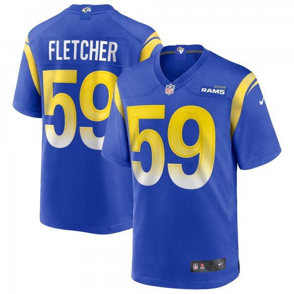 Men's Los Angeles Rams London Fletcher Nike Royal Game Retired Player Jersey