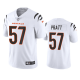 Men's Cincinnati Bengals #57 Germaine Pratt White 2021 Vapor Limited Jersey