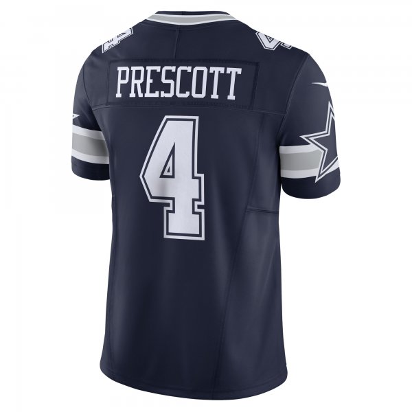 Men's Dallas Cowboys Dak Prescott Nike Navy Vapor F.U.S.E. Limited Jersey