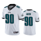 Men's Philadelphia Eagles Jordan Davis White 2022 NFL New Draft Vapor Limited Jersey