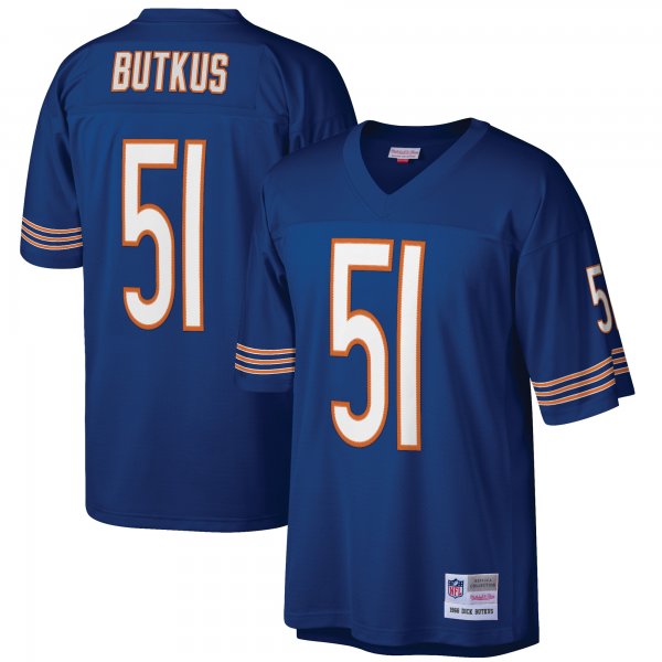 Men's Chicago Bears Dick Butkus Mitchell & Ness Navy Retired Player Legacy Replica Jersey