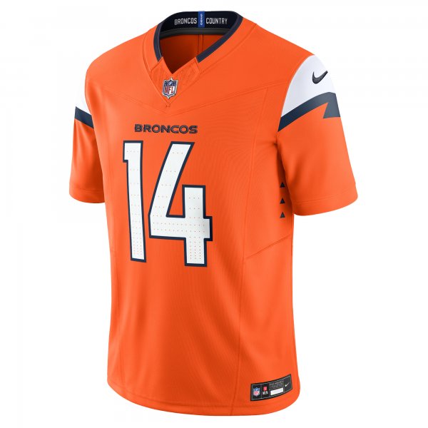 Men's Denver Broncos Courtland Sutton Nike Orange Vapor F.U.S.E. Limited Jersey