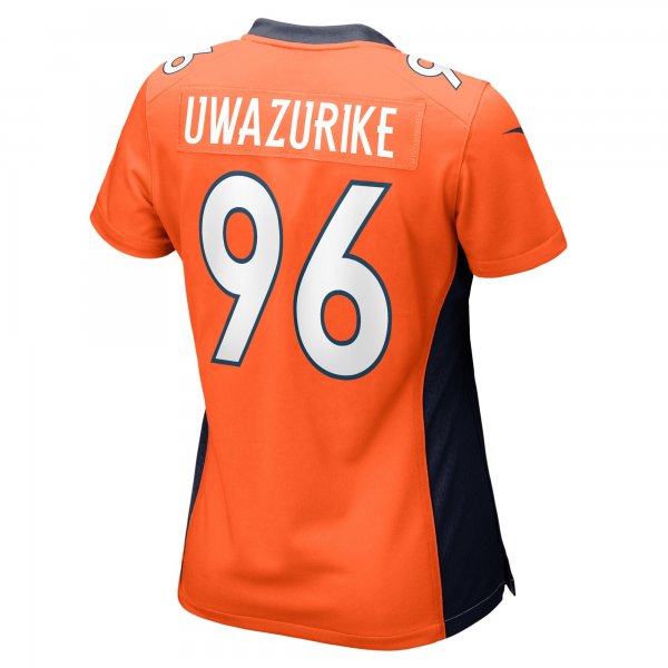 Women's Denver Broncos Eyioma Uwazurike Nike Orange Game Player Jersey