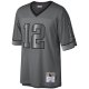 Men's Buffalo Bills Jim Kelly Mitchell & Ness Charcoal 1990 Retired Player Metal Legacy Jersey