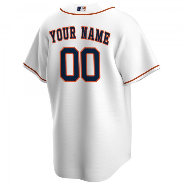 Men's Houston Astros Nike White Home Replica Custom Jersey