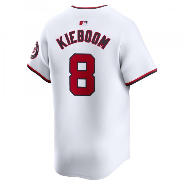 Men's Washington Nationals Carter Kieboom Nike White Home Limited Player Jersey