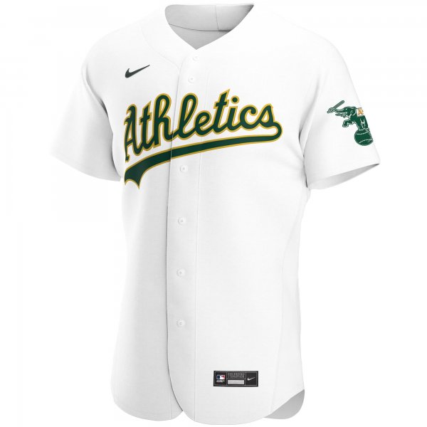 Men's Oakland Athletics Nike White Home Team Jersey