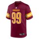 Youth Washington Commanders Chase Young Nike Burgundy Game Jersey