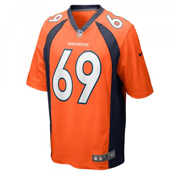 Men's Denver Broncos Mike McGlinchey Nike Orange Game Player Jersey