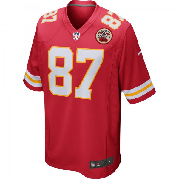 Men's Kansas City Chiefs Travis Kelce Nike Red Game Jersey