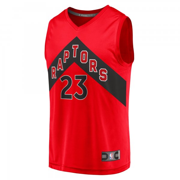 Men's Toronto Raptors Fred VanVleet Fanatics Red Fast Break Replica Jersey - Icon Edition