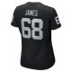 Women's Las Vegas Raiders Andre James Nike Black Game Jersey