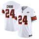 Men's Cleveland Browns Nick Chubb Nike White Vapor F.U.S.E. Limited Jersey