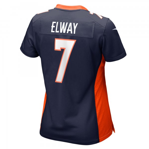 Women's Denver Broncos John Elway Nike Navy Retired Player Jersey