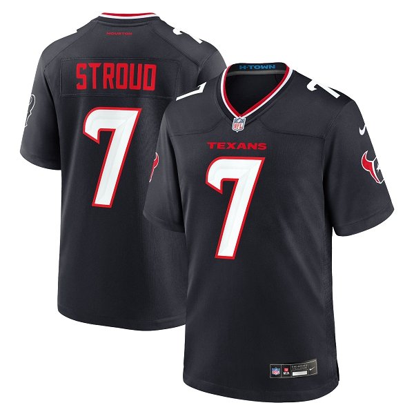 Men's Houston Texans #7 C.J. StroudNike Navy Limited Jersey