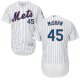 New York Mets #45 Tug McGraw White(Blue Strip) Flexbase Collection Stitched MLB Jersey