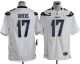 Nike Los Angeles Chargers #17 Philip Rivers White With C Patch Men's Stitched NFL Game Jersey