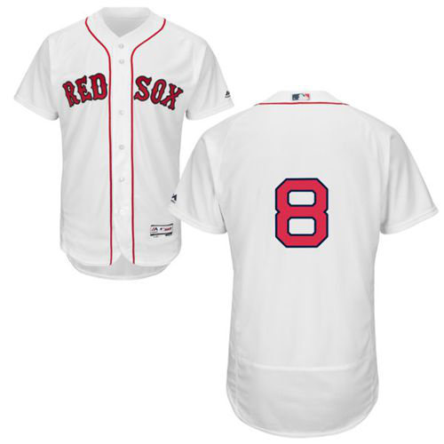 Boston Red Sox #8 Carl Yastrzemski White Flexbase Collection Stitched MLB Jersey