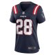 Women's New England Patriots Ameer Speed Nike  Navy Team Game Jersey