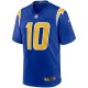 Men's Los Angeles Chargers Justin Herbert Nike Royal 2nd Alternate Game Jersey