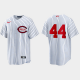 Men's Cincinnati Reds #44 Aristides Aquino 2022 Field of Dreams Cool Base Jersey - White