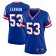 Women's New York Giants Harry Carson Nike Royal Classic Retired Player Game Jersey