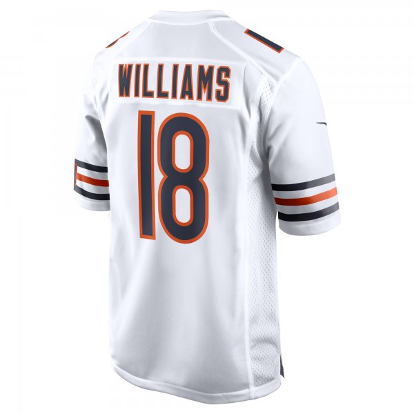 Men's Chicago Bears Caleb Williams Nike White 2024 NFL Draft First Round Pick Player Game Jersey