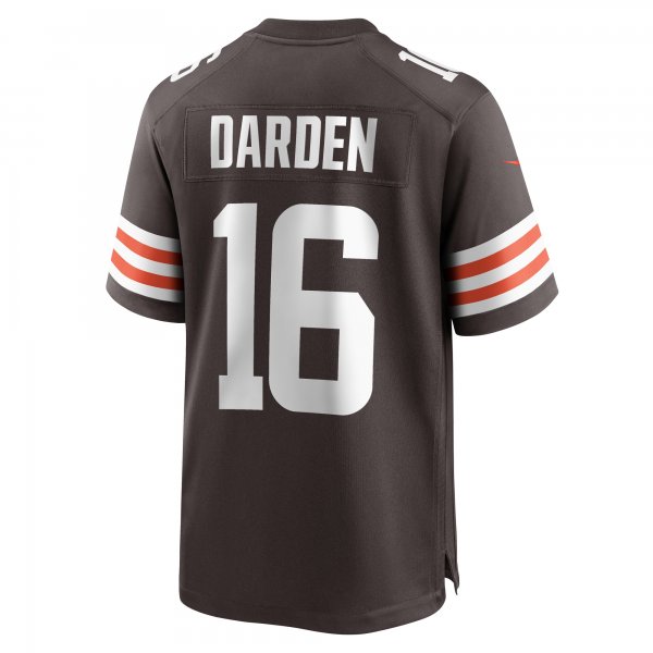 Men's Cleveland Browns Jaelon Darden Nike  Brown Team Game Jersey