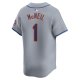 Men's New York Mets Jeff McNeil Nike Gray Away Limited Player Jersey