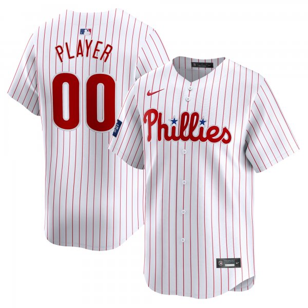 Men's Philadelphia Phillies  Nike White 2024 MLB World Tour London Series Home Pick-A-Player Limited Jersey