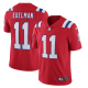 Men's New England Patriots #11 Julian Edelman Nike Red Alternate Vapor Limited Jersey