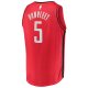 Men's Houston Rockets Fred VanVleet Fanatics Red Fast Break Replica Player Jersey - Icon Edition