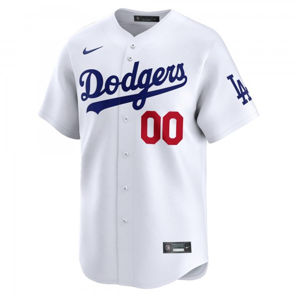 Youth Los Angeles Dodgers Nike White Home Limited Custom Jersey