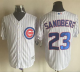 Chicago Cubs #23 Ryne Sandberg White New Cool Base Stitched MLB Jersey