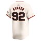 Men's San Francisco Giants Alyssa Nakken Nike Cream Home Limited Player Jersey