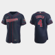 Men's Minnesota Twins #4 Carlos Correa Flex Base Alternate MLB Jersey - Navy