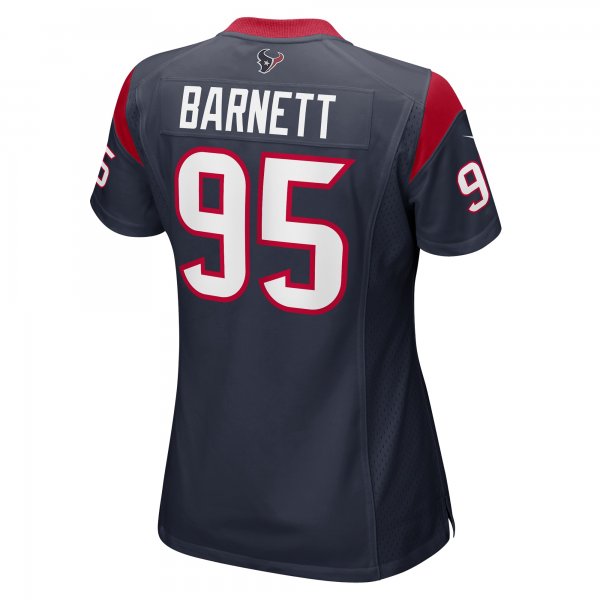 Women's Houston Texans Derek Barnett Nike  Navy  Game Jersey