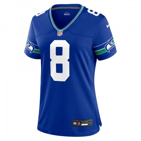 Women's Seattle Seahawks Coby Bryant Nike Royal Throwback Player Game Jersey