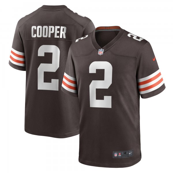 Men's Cleveland Browns Amari Cooper Nike Brown Player Game Jersey