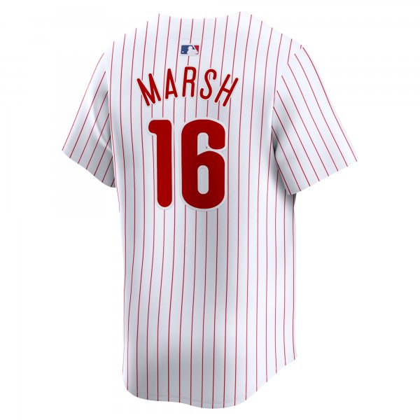 Men's Philadelphia Phillies Brandon Marsh Nike White Home Limited Player Jersey